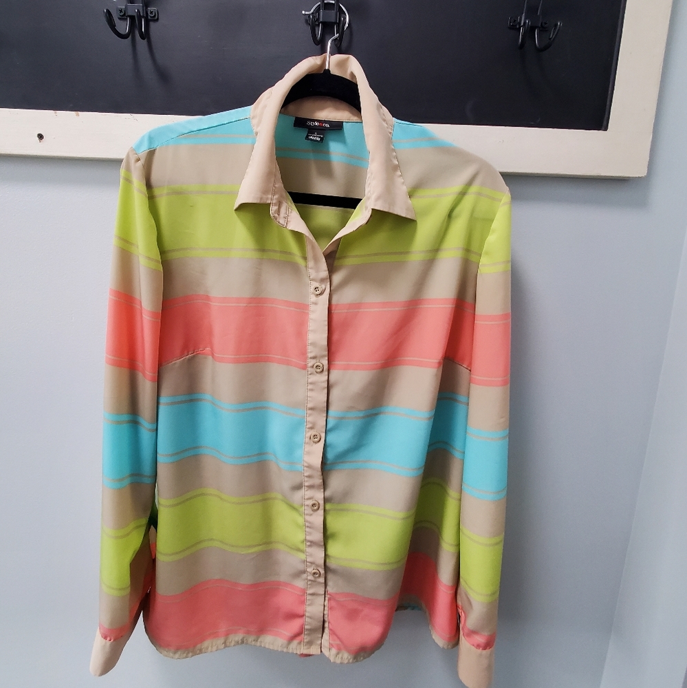 STYLE & co. Long Sleeve Blouse